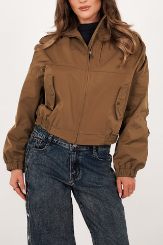 Bomber jack oversized camel - Kyra