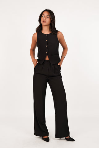 Dames pantalon zwart - Laure