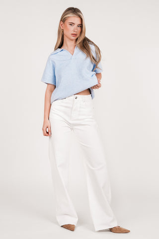 Straight fit jeans wit - Harley