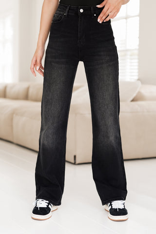 Straight leg jeans zwart - Zola