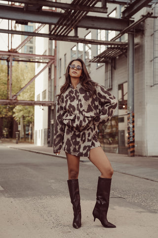 Skort dames met luipaardprint - Sydney