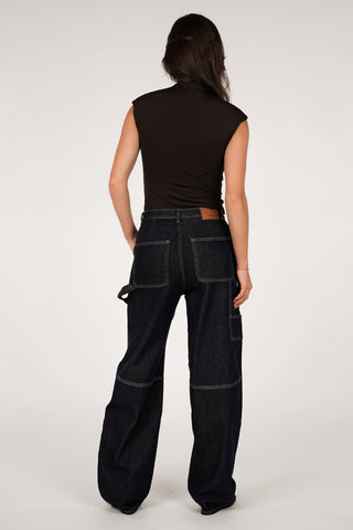 Balloon fit jeans acid wash - Deya