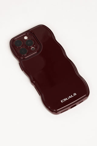 Telefoonhoesje iphone wavy bordeaux - Kaya