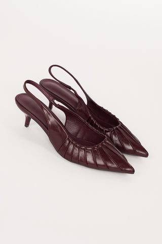 Kitten heels dames bordeaux - Gilia