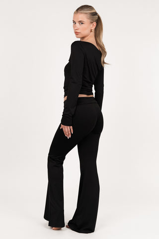 Flared legging zwart - Hope