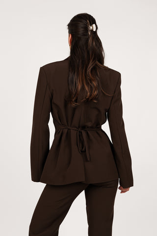 Getailleerde blazer bruin - Moon