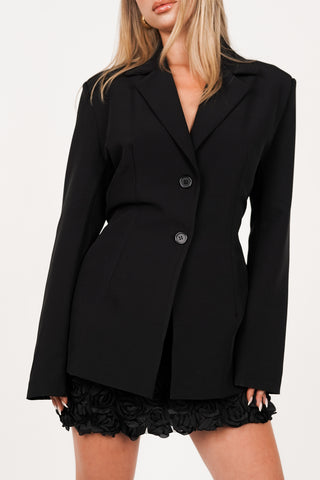 Getailleerde blazer zwart - Moon