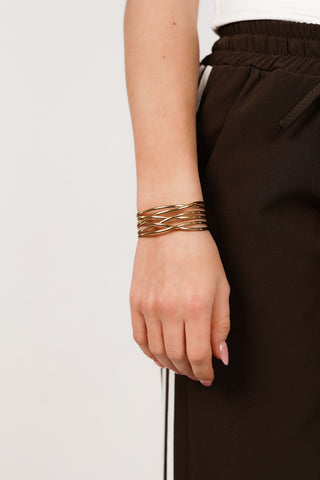 Gouden armband verstelbaar - Lina