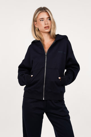Hoodie oversized donker blauw - Alexi