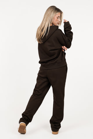 Hoodie oversized donker bruin - Alexi