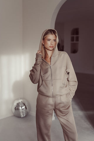 Hoodie oversized khaki - Alexi