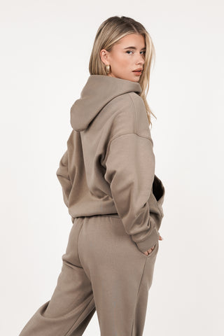 Hoodie oversized khaki - Alexi