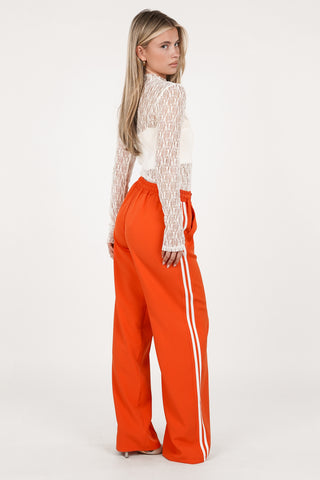Jogger pantalon streep oranje - Emily