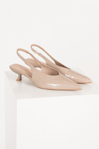 Kitten heels beige - Nikki