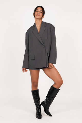 Laarzen met kitten heel lak zwart - Sofia