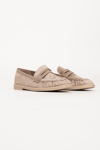 Loafers suede beige - Lieve