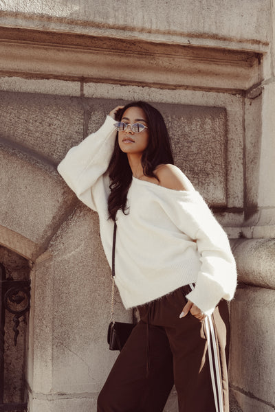 ONLY ONLJEANETT LIFE OFF SHOULDER - Trui - light grey melange/lichtgrijs gemêleerd ONLY ONLJEANETT LIFE OFF SHOULDER - Trui - light grey melange/lichtgrijs gemêleerd