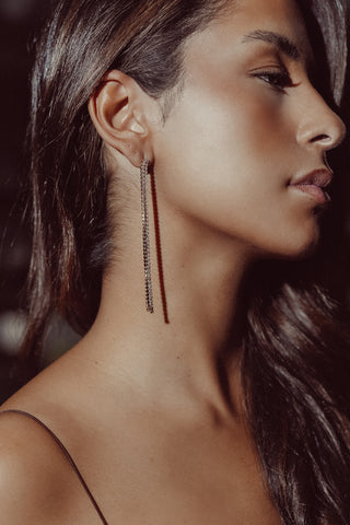 Oorhangers met steentjes goud - Duffy