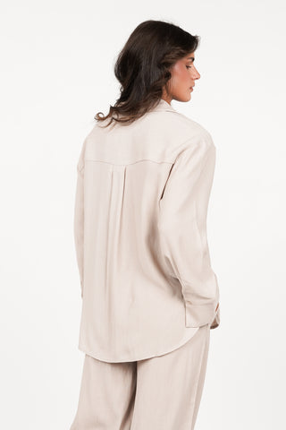 Oversized blouse dames beige - Hunter