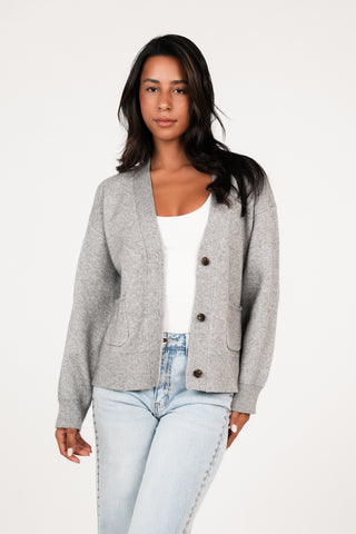 Oversized cardigan dames grijs - Kelly