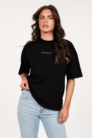 Oversized t-shirt Esuals zwart - Lois