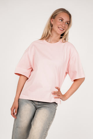 Oversized t-shirt dames roze - Marlow