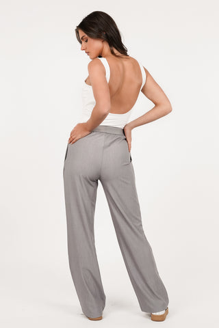 Pantalon jogger licht grijs - Jolia