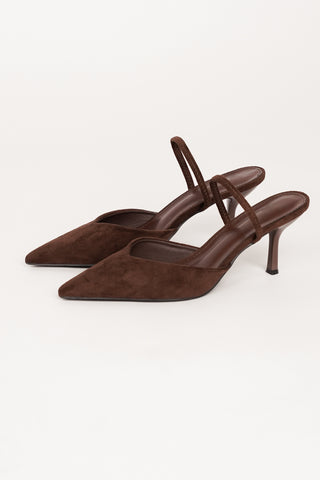 Pumps suede bruin - Jaimy