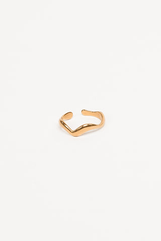 Ring met golven goud - Elara