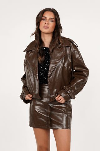 Rok glimmend bruin - Liva