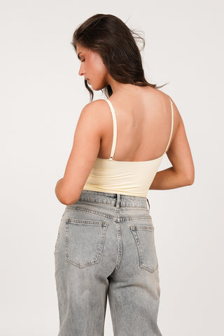 Shapewear bodysuit geel - Nomi