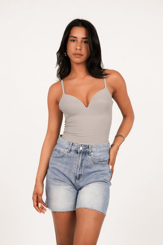 Shapewear bodysuit grijs - Nomi