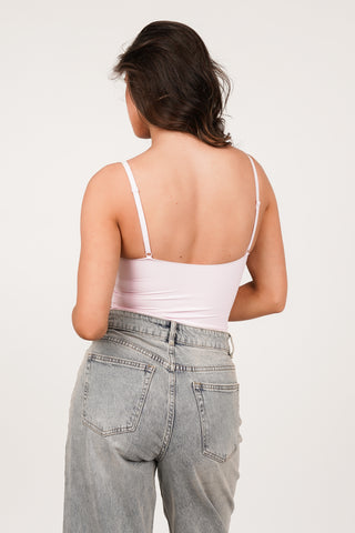 Shapewear bodysuit licht roze - Nomi
