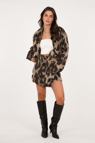 Skort dames met luipaardprint - Sydney