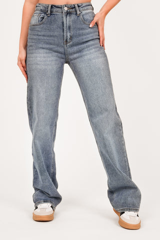 Straight leg jeans blauw - Nena