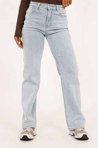 Straight leg jeans licht blauw - Nena
