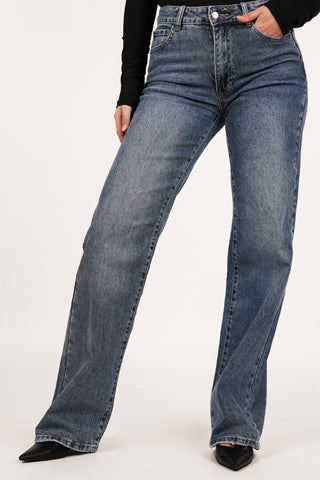 Straight leg jeans tall donker blauw - Sorelle