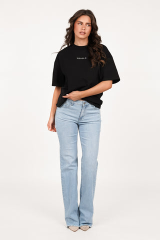 Tall jeans mid waist licht blauw - Shelly