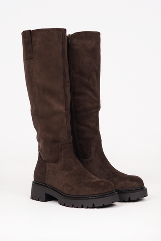 High boots suede brown - Gloria