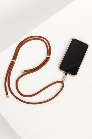 Adjustable brown phone cord - Jordan