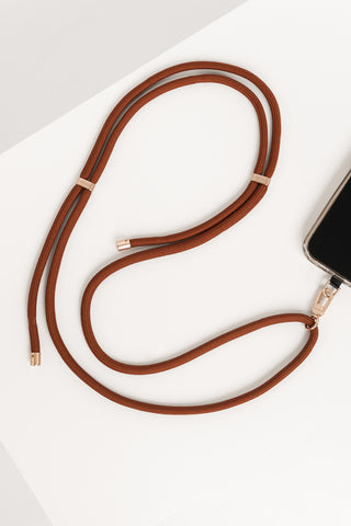 Adjustable brown phone cord - Jordan