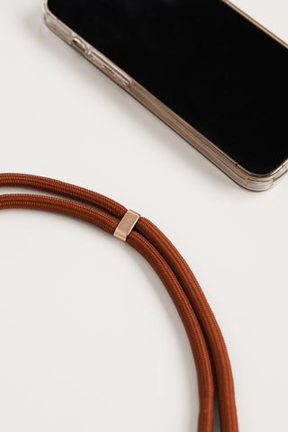 Adjustable brown phone cord - Jordan