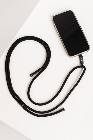 Adjustable black phone cord - Jordan