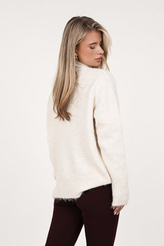 Wollen trui beige - Fien