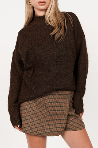 Wollen trui bruin - Fien